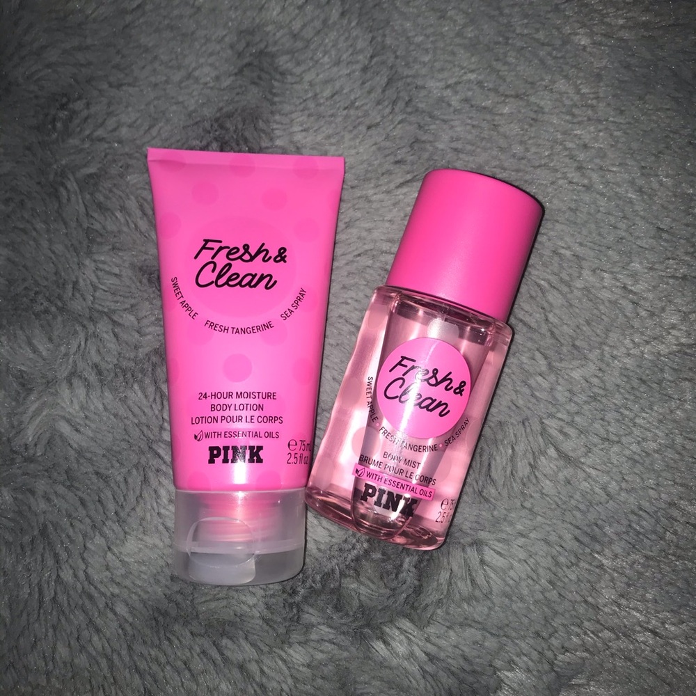 PINK “Fresh & Clean” Lotion and Fragrance Mini Set